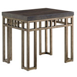 Cypress Point Montera Travertine End Table