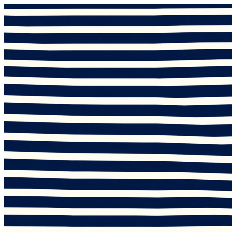 Navy Stripes Fleece Throw Blanket - Pattern Throws for Sofas or Beds, 50in W x 60in H