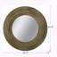 Miroir d'appoint rond doré et noir-543738520