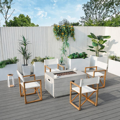 Lindsay Outdoor Seating Group With Firepit