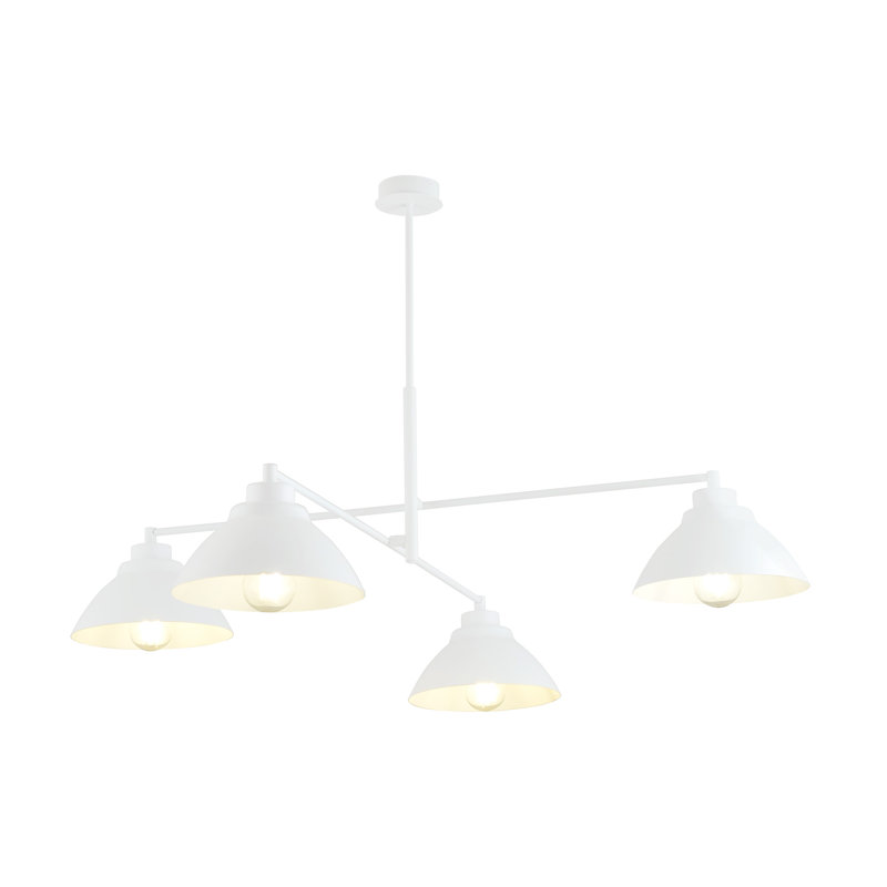 Kivin 4 - Light Unique/Statement Chandelier, White