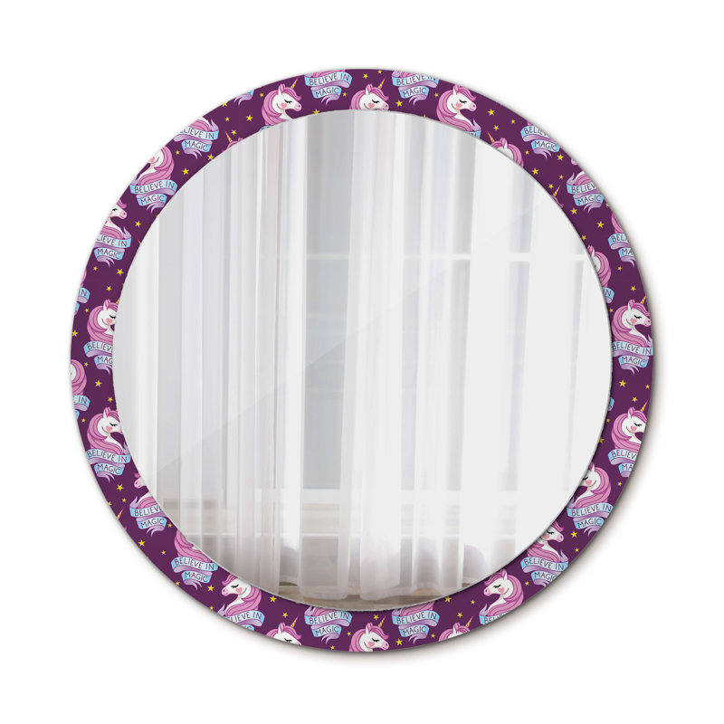 Huldar Glass Flat Wall Mirror