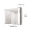 36 X 30 Inch Medicine Cabinet With LED Vanity Mirror