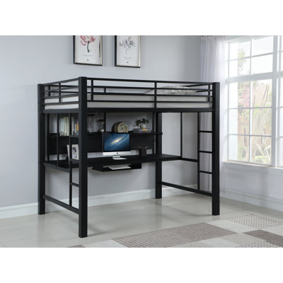 Cavallacci Full Metal Platform Loft Bed with Built-in-Desk by Isabelle & Max?