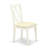 5 Piece Dining Room Table Set Includes a Round Kitchen Table with Pedestal and 4 Linen Fabric Dining Chairs, Linen White-213503933