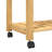 vidaXL Kitchen Trolley MONZA 33.1"x15.7"x34.8" Solid Wood Pine-752268434-781294833-781294832