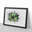 A Green Succulent Plant in Abstract - Picture Frame Graphic Art Print-55629587-55629589
