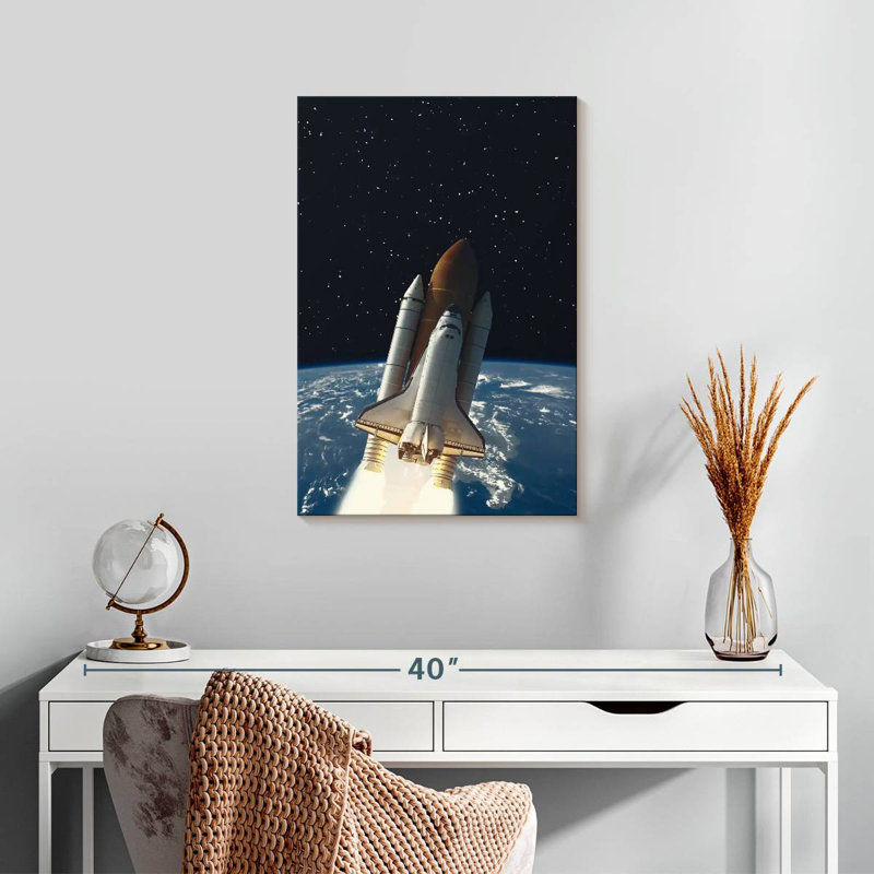 Oberle Rocket To Space, 24" H x 16" W