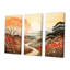 «Autumn Floral Country Road Sunset», ensemble d'art mural imprimé campagne-108318726-108318724