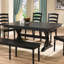 Table de salle à manger en bois d'hévéa massif Martello-30129694