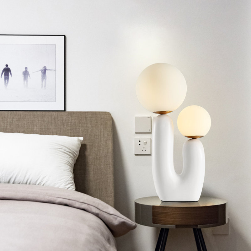 Lampe de table Yuma, Blanc