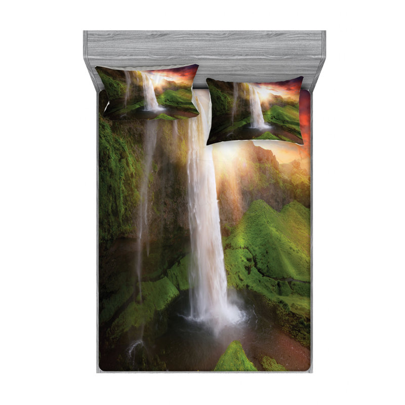 Microfiber Sheet Set, Full Sheet Set with Fitted Sheet