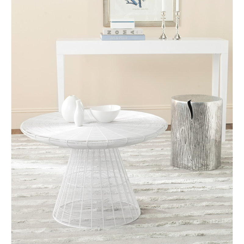 Karpinski Single Coffee Table, White