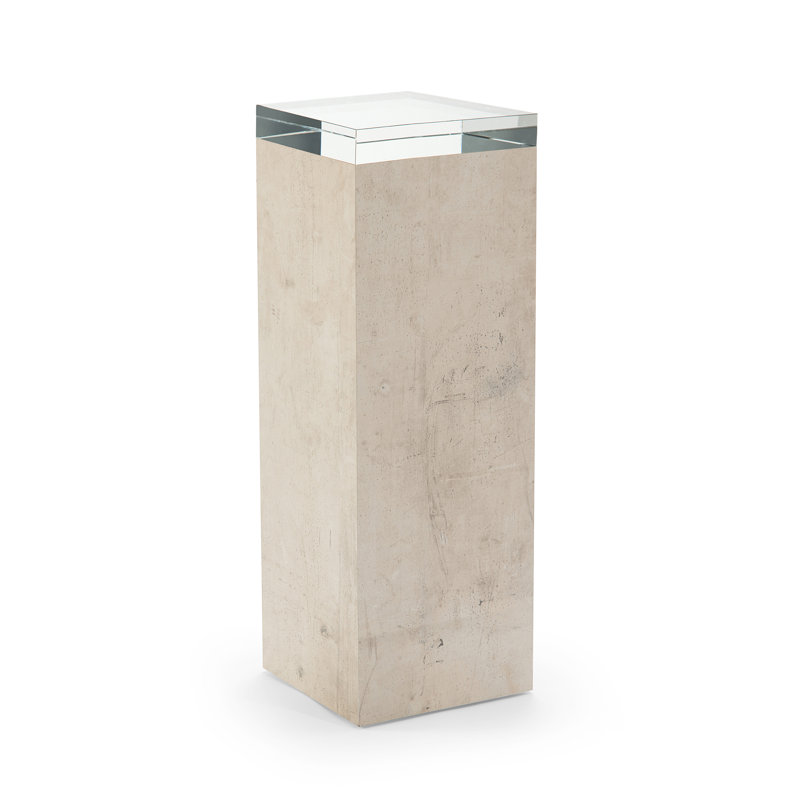 Loftus Plant Stand, 35'' H x 11.75'' L x 11.75'' D, Tiza Gesso