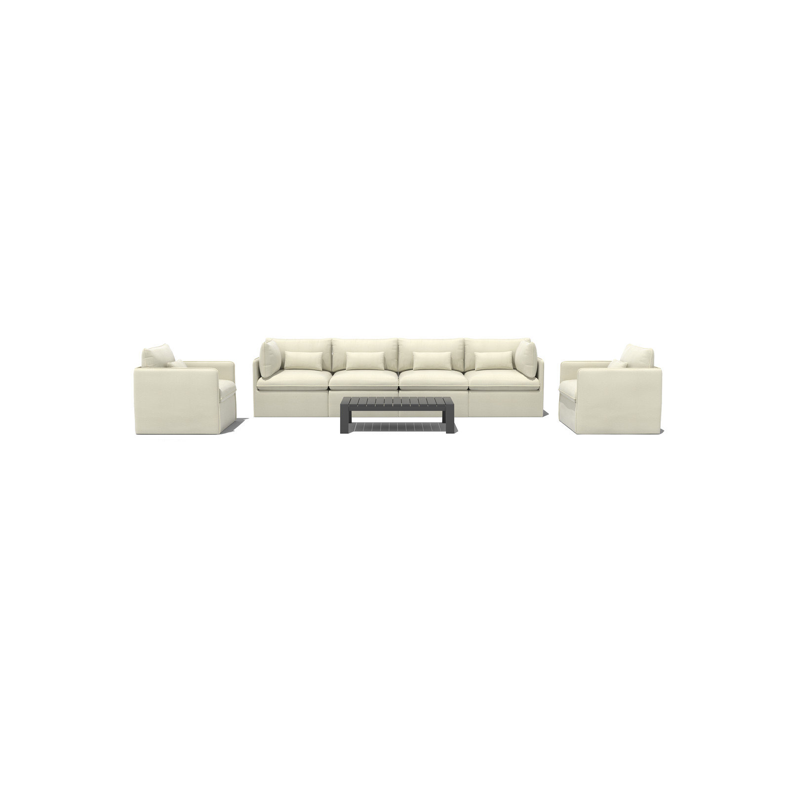 Valliere 7pc Multi-Chair Seating Set