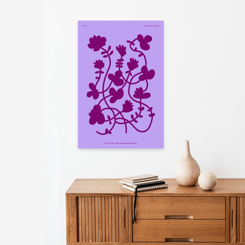 Botanicalposterno01 by Treechild - Wrapped Canvas Print, 60.96 cm H x 40.64 cm W