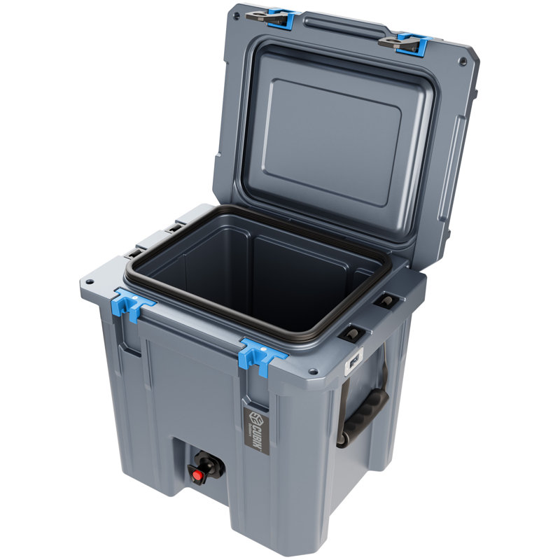 Cubix Outdoors QuadraX 5 Gal Cooler/Dispenser - Granite Grey, Gray