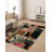 Non-Slip Area Rug, 2.6 x 4.9 ft, 60% Cotton & 40% Polyester | Machine Woven, Digital Print, No Pile, 0.3 in Thick | Easy to Clean, Stylish Design for Living Room & Bedroom | Durable & Comfortable-385253450