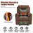 Faux Leather Heated Massage Chair-1501465445