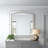 Antique Gray Mirror, 44" Wide