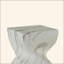 Tables de bout d'extérieur pour le patio, table d'appoint de jardin en faux terrazzo, petite table d'appoint ronde moderne pour l'extérieur, tabouret de jardin en souche d'arbre pour l'intérieur et l'extérieur