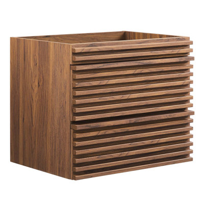 Modway Render 23.5" Wall Mounted Single Bathroom Vanity Base Only