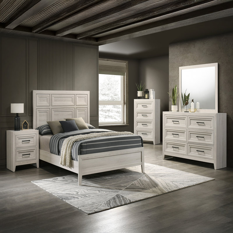 Commode contemporaine à quatre tiroirs 1pc