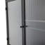 Armoire de rangement murale en métal à 2 portes avec portes et tablettes en verre trempé pour la salle de bain-624993848