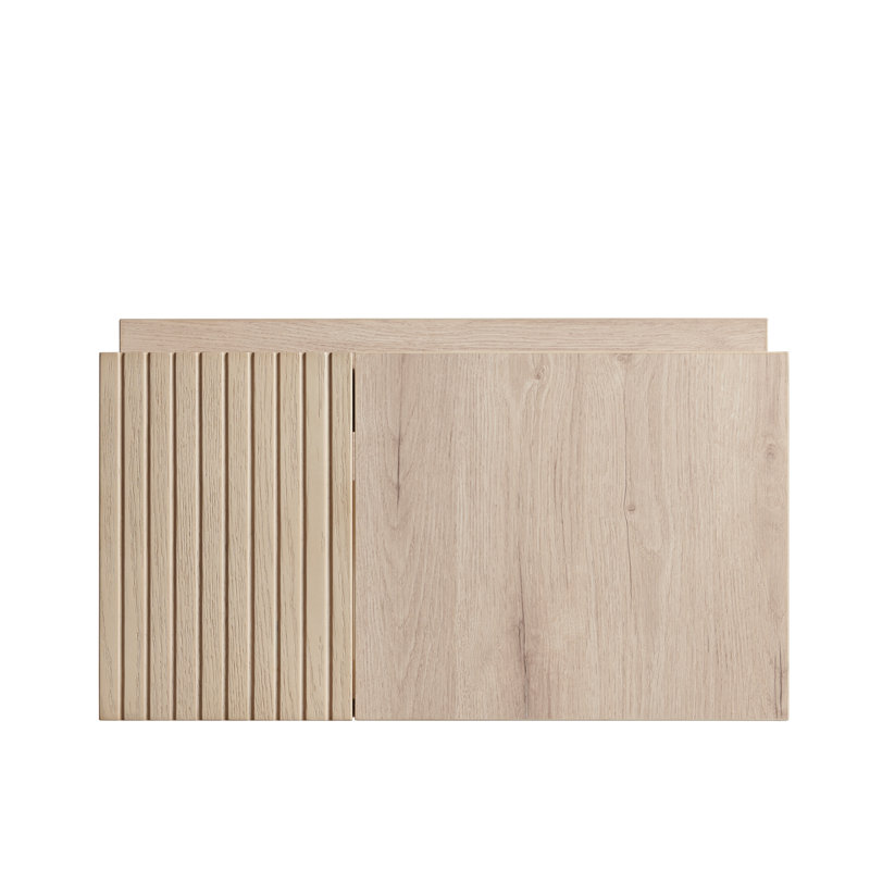 Base de rangement à double porte 24 po 24 po, Blanc, Blanc