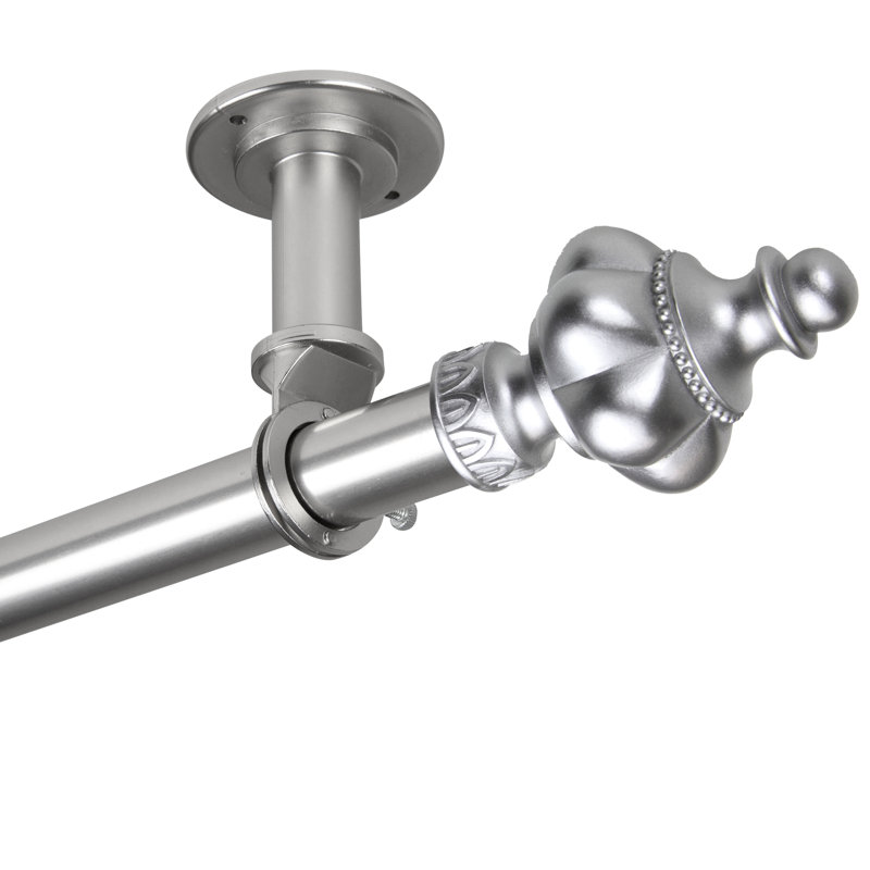 Addilee Steel Adjustable 1'', Satin Nickel, 160" - 240"