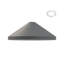 19cm H Metal Cone Lamp Shade ( Screw On )-682566006