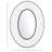 Metal Flat Wall Mirror
