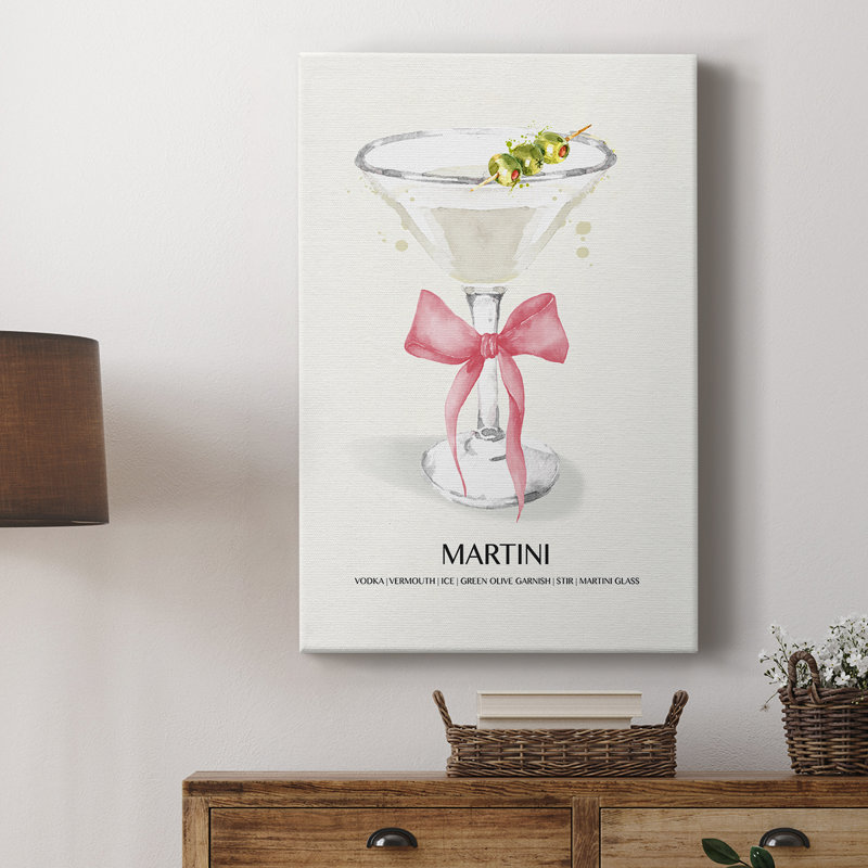 Arc Martini - Cavas enveloppés de galerie, H 12 po x l 8 po