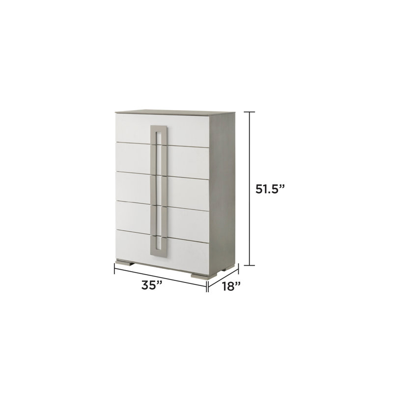 Commode 5 tiroirs Olivia