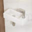 Turner 370mm x 185mm White Vitreous China Rectangular Wall Hung Bathroom Sink Basin with Tap Hole