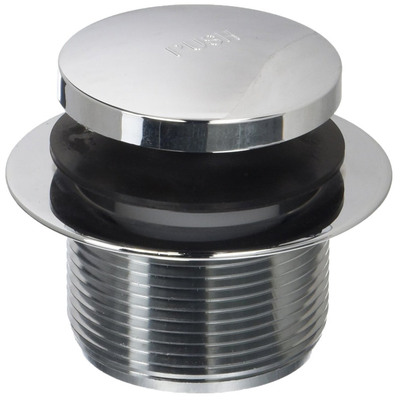 Drain de baignoire Tip Toe, Chrome poli