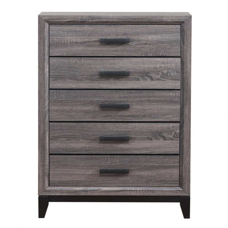 Commode, Noir/gris