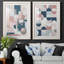 Modern Geo - ensemble de 2 peintures-1921288253-1921288230
