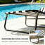 Chaise longue de patio Position Position