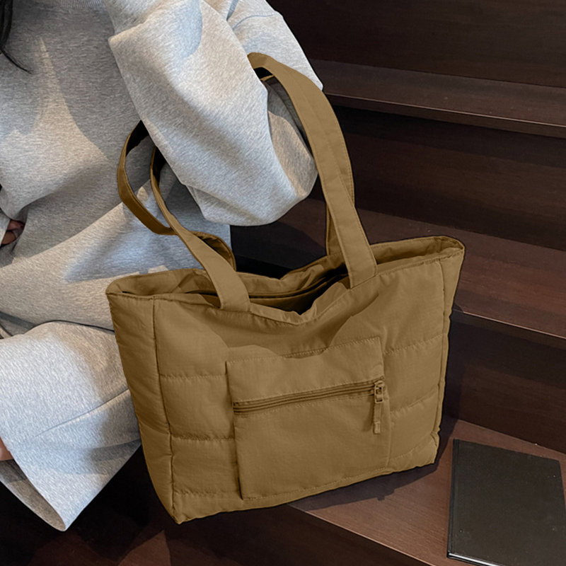 Sac à dos matelassé pour ordinateur portable, Kaki