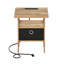 Table de bout Maximina avec rangement et prises intégrées, ports USB et de type C-91964743-91964744
