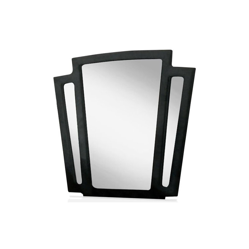 Miroir transitionnel l 43,9 po, noir, Noir