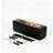 14.7" Rectangular Concrete Clean-Burning Wax  Indoor & Outdoor Tabletop Fireplace Black-122807106
