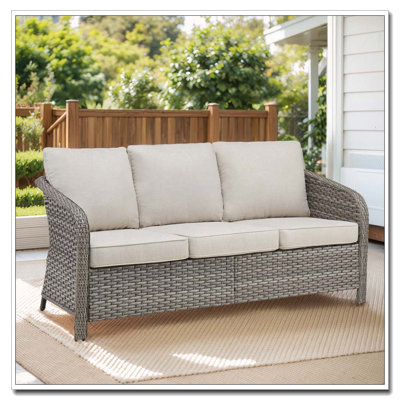 73.6 PE Wicker Rattan Outdoor Furniture Set