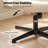 Taneha Wide Seat Armless Criss Cross Legged Office Desk Chair-106361502