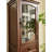 Simple American Country All Solid Wood Furniture Tall Cabinet Display Case