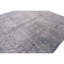 Tapis gris foncé noué à la main de haute qualité