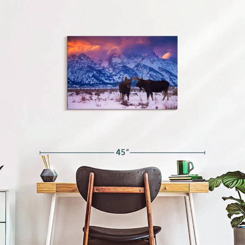 Moose Tandem, 20" H x 30" W