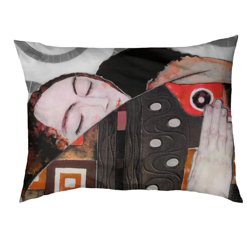 Coussin pour chien Carlile, Moyen (H 14 po x l 42,5 po x P 32,5 po), Rouge, noir, rose
