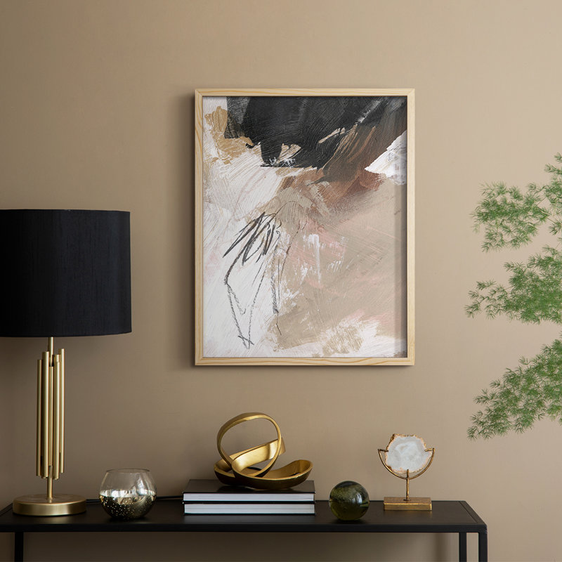 Unbleached Neutrals VI Framed Print - Solid Wood, 11" H x 9" W